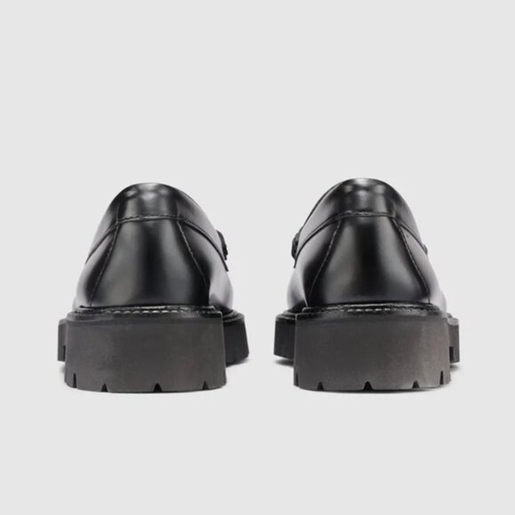 G.H. Bass & Co. Black Leather Loafers - Picture 4 of 12